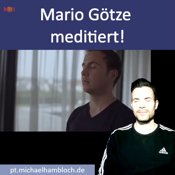 Mario Götze meditiert